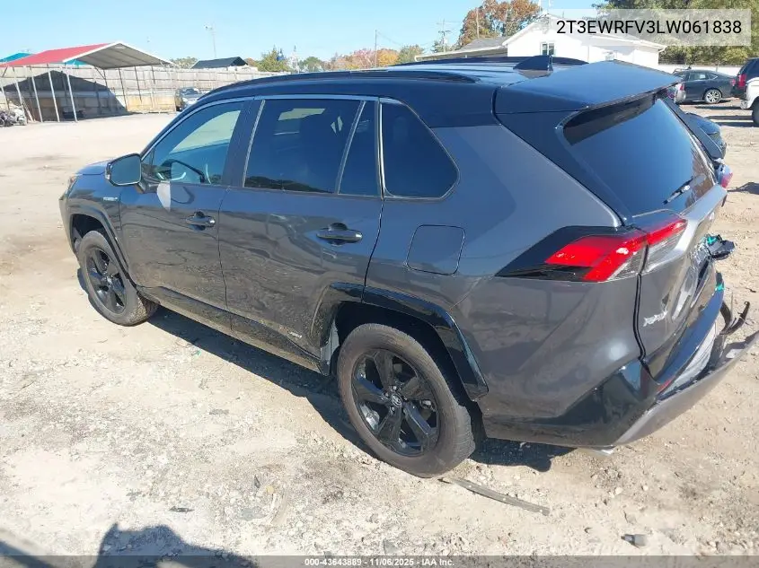 2T3EWRFV3LW061838 2020 Toyota Rav4 Hybrid Xse