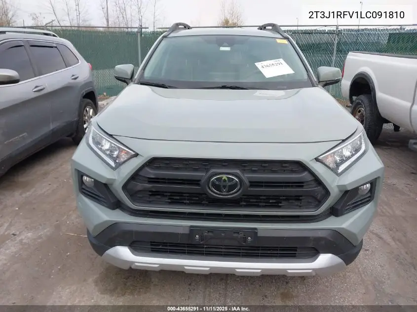 2T3J1RFV1LC091810 2020 Toyota Rav4 Adventure
