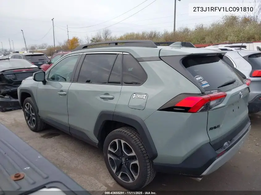 2T3J1RFV1LC091810 2020 Toyota Rav4 Adventure