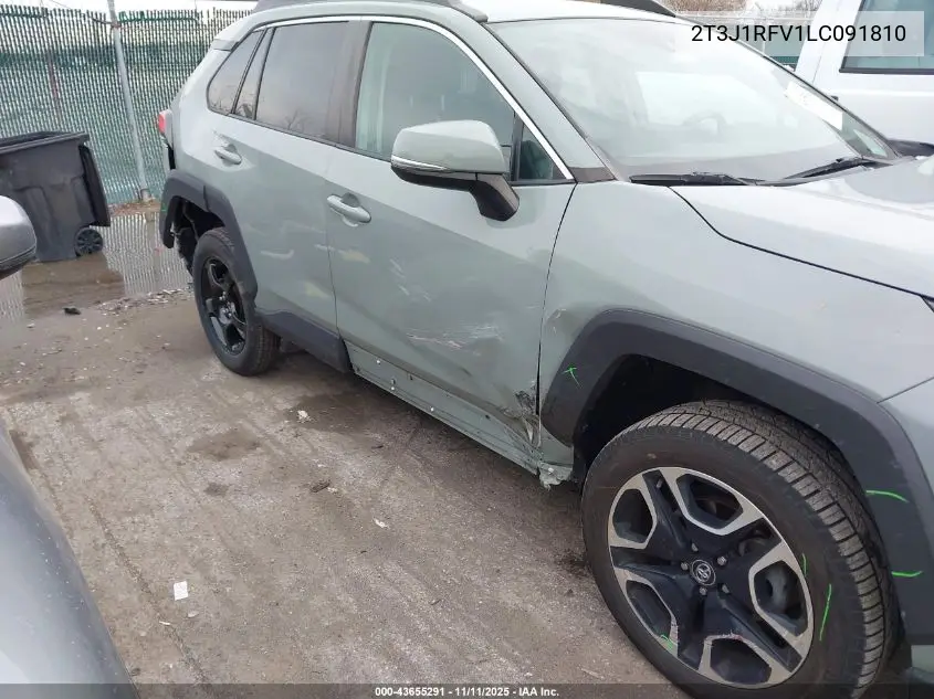 2T3J1RFV1LC091810 2020 Toyota Rav4 Adventure