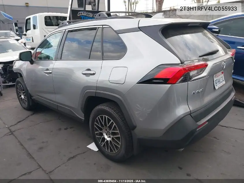 2T3H1RFV4LC055933 2020 Toyota Rav4 Le