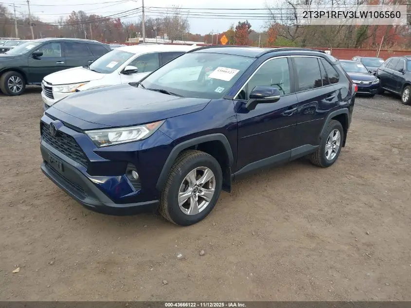 2T3P1RFV3LW106560 2020 Toyota Rav4 Xle