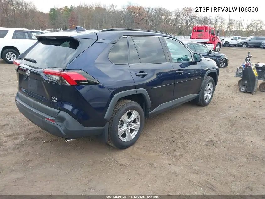 2T3P1RFV3LW106560 2020 Toyota Rav4 Xle