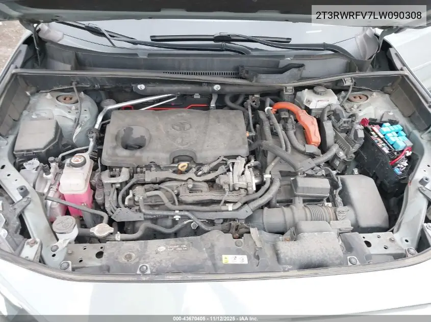 2T3RWRFV7LW090308 2020 Toyota Rav4 Hybrid Xle