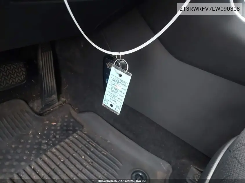 2T3RWRFV7LW090308 2020 Toyota Rav4 Hybrid Xle