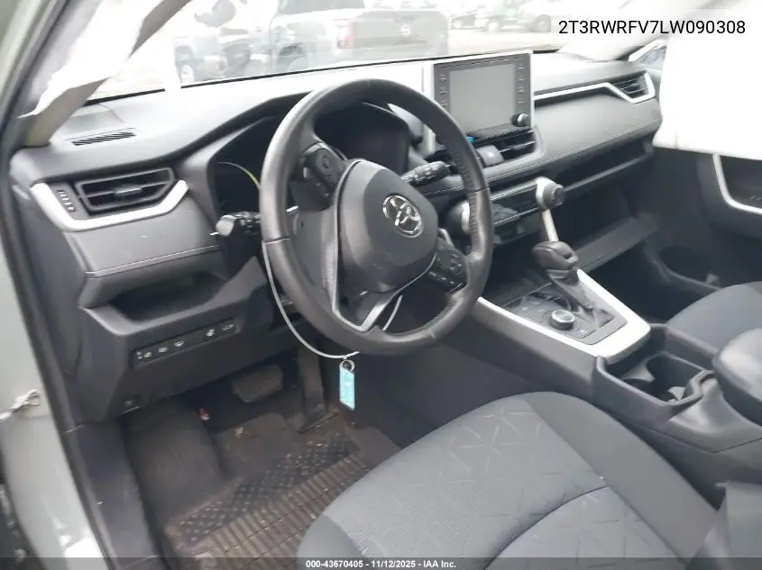 2T3RWRFV7LW090308 2020 Toyota Rav4 Hybrid Xle