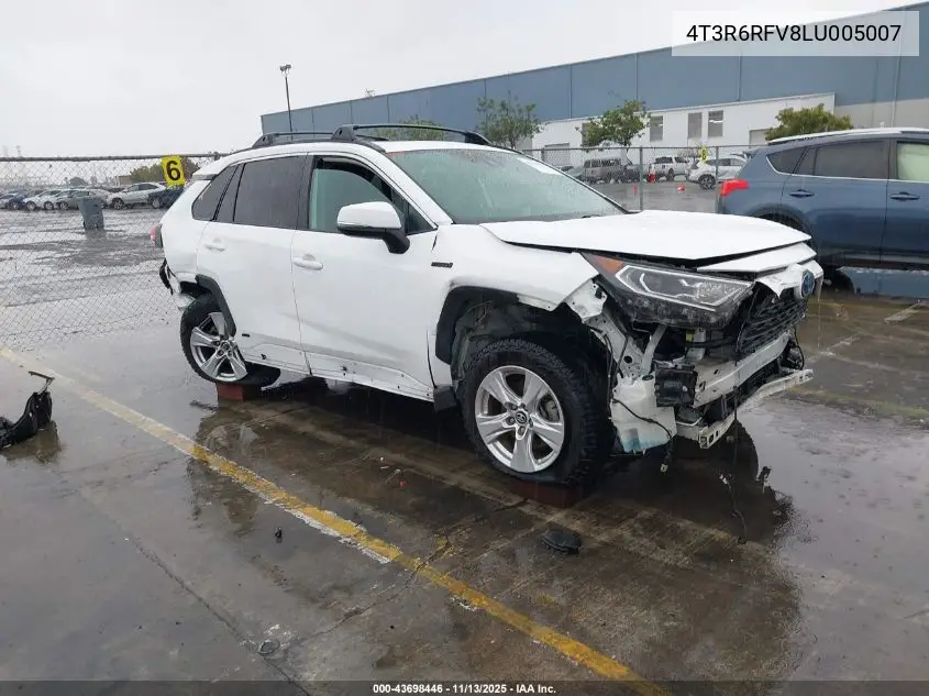 4T3R6RFV8LU005007 2020 Toyota Rav4 Hybrid Xle
