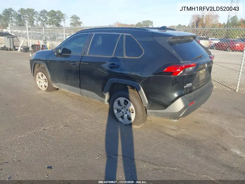 JTMH1RFV2LD520043 2020 Toyota Rav4 Le