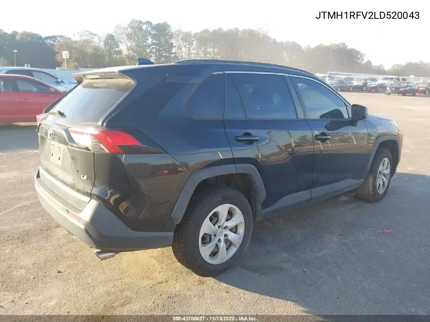 JTMH1RFV2LD520043 2020 Toyota Rav4 Le