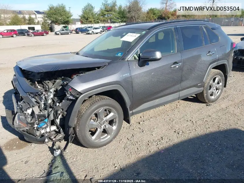 JTMDWRFVXLD053504 2020 Toyota Rav4 Limited Hybrid