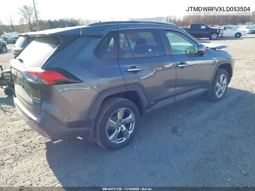 JTMDWRFVXLD053504 2020 Toyota Rav4 Limited Hybrid