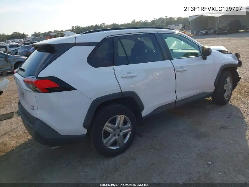 2T3F1RFVXLC129797 2020 Toyota Rav4 Le