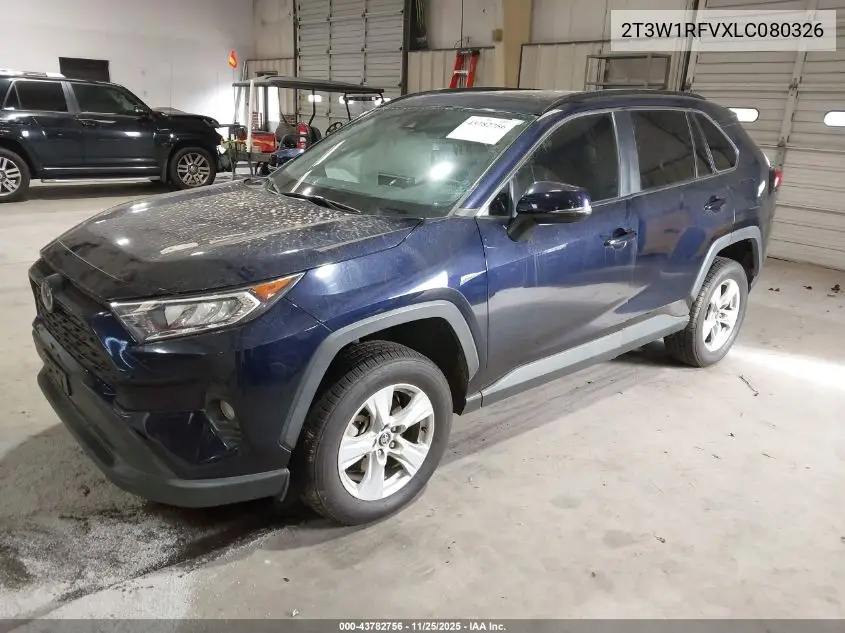 2T3W1RFVXLC080326 2020 Toyota Rav4 Xle