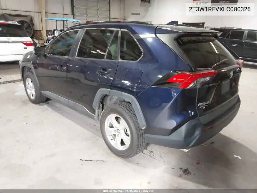 2T3W1RFVXLC080326 2020 Toyota Rav4 Xle