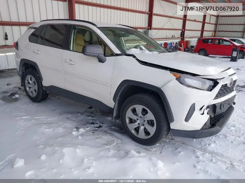JTMF1RFV7LD067920 2020 Toyota Rav4 Le