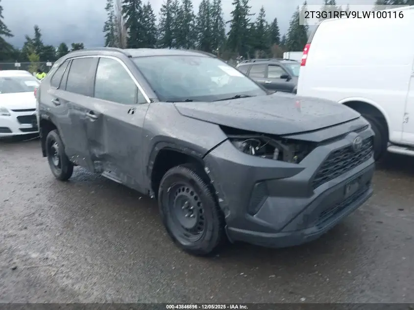 2T3G1RFV9LW100116 2020 Toyota Rav4 Le