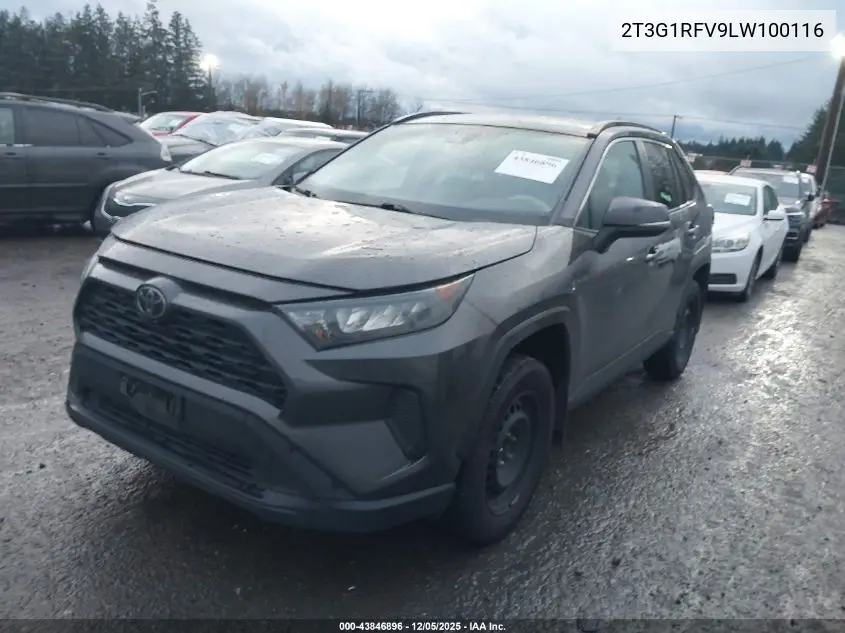 2T3G1RFV9LW100116 2020 Toyota Rav4 Le
