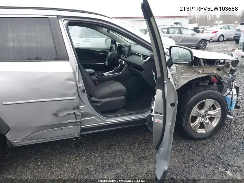 2T3P1RFV5LW103658 2020 Toyota Rav4 Xle