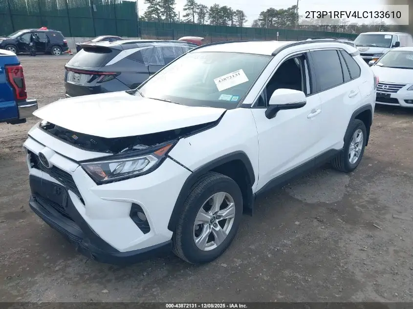 2T3P1RFV4LC133610 2020 Toyota Rav4 Xle