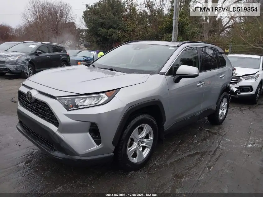 JTMW1RFV4LD519354 2020 Toyota Rav4 Xle