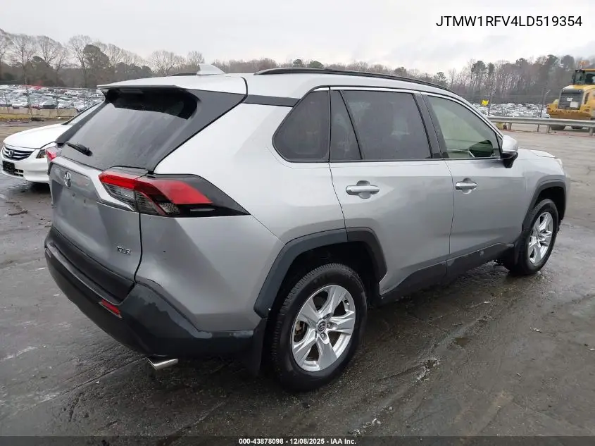 JTMW1RFV4LD519354 2020 Toyota Rav4 Xle