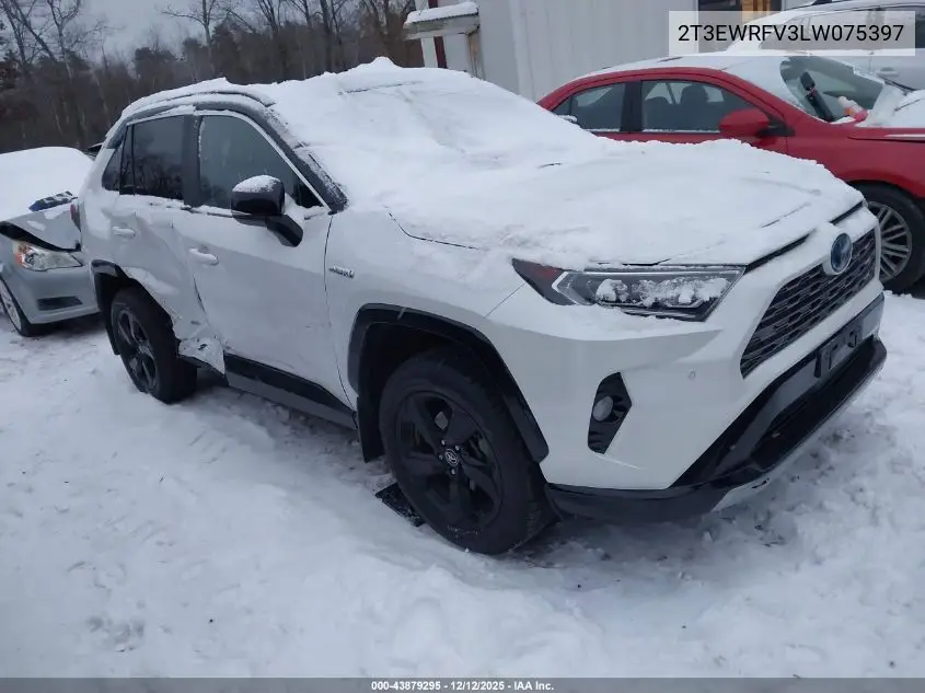 2T3EWRFV3LW075397 2020 Toyota Rav4 Hybrid Xse