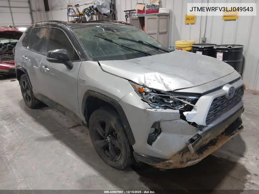 JTMEWRFV3LJ049543 2020 Toyota Rav4 Hybrid Xse