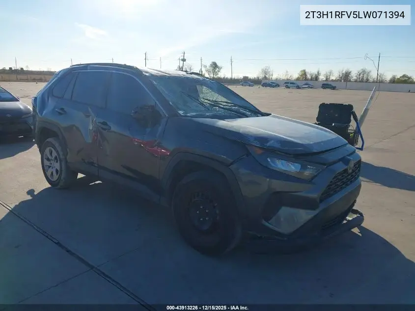 2T3H1RFV5LW071394 2020 Toyota Rav4 Le