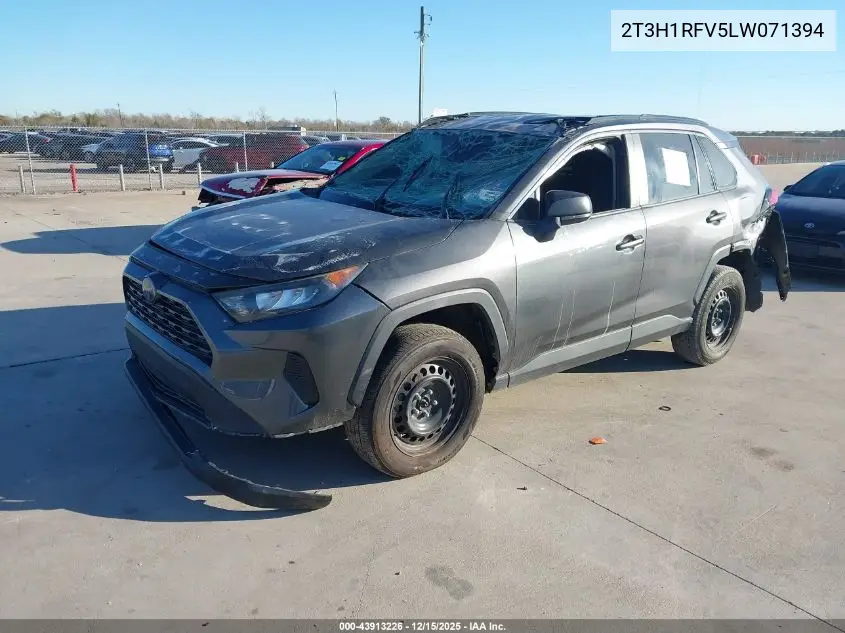 2T3H1RFV5LW071394 2020 Toyota Rav4 Le