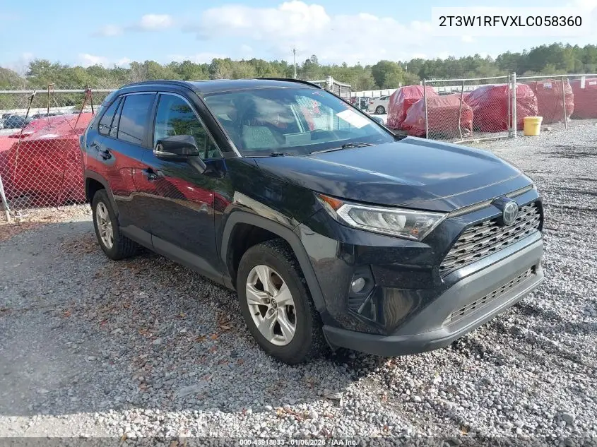 2T3W1RFVXLC058360 2020 Toyota Rav4 Xle