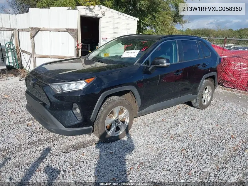 2T3W1RFVXLC058360 2020 Toyota Rav4 Xle