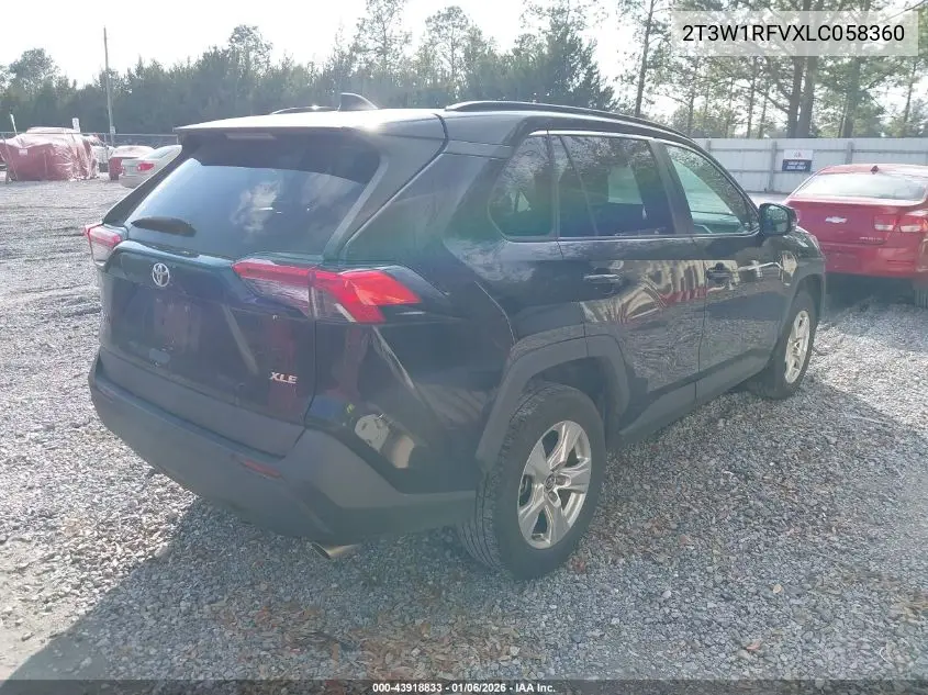 2T3W1RFVXLC058360 2020 Toyota Rav4 Xle
