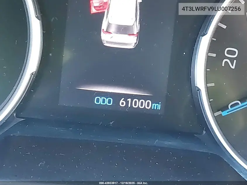 4T3LWRFV9LU007256 2020 Toyota Rav4 Hybrid Le