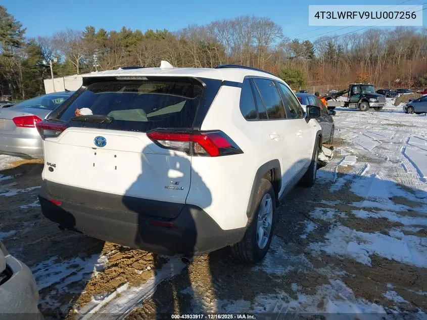 4T3LWRFV9LU007256 2020 Toyota Rav4 Hybrid Le