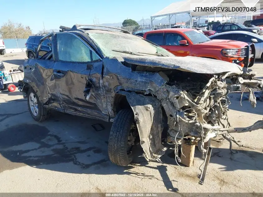 JTMR6RFV3LD007048 2020 Toyota Rav4 Hybrid Xle