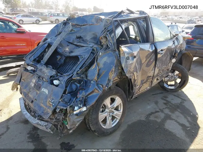 JTMR6RFV3LD007048 2020 Toyota Rav4 Hybrid Xle