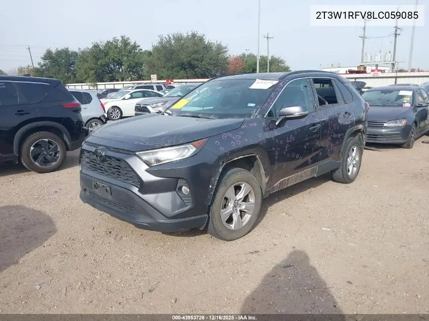 2T3W1RFV8LC059085 2020 Toyota Rav4 Xle