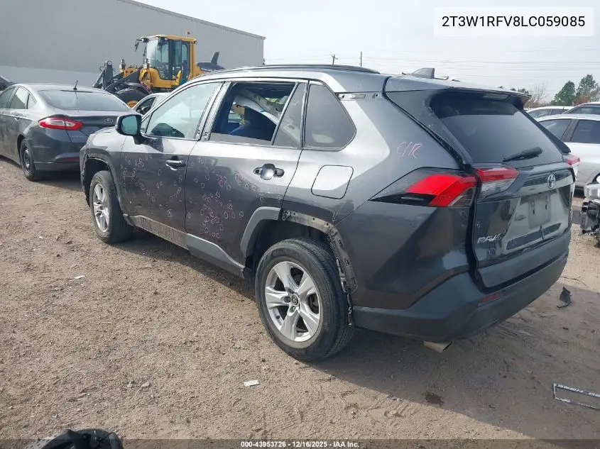 2T3W1RFV8LC059085 2020 Toyota Rav4 Xle