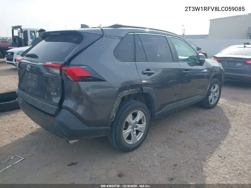 2T3W1RFV8LC059085 2020 Toyota Rav4 Xle