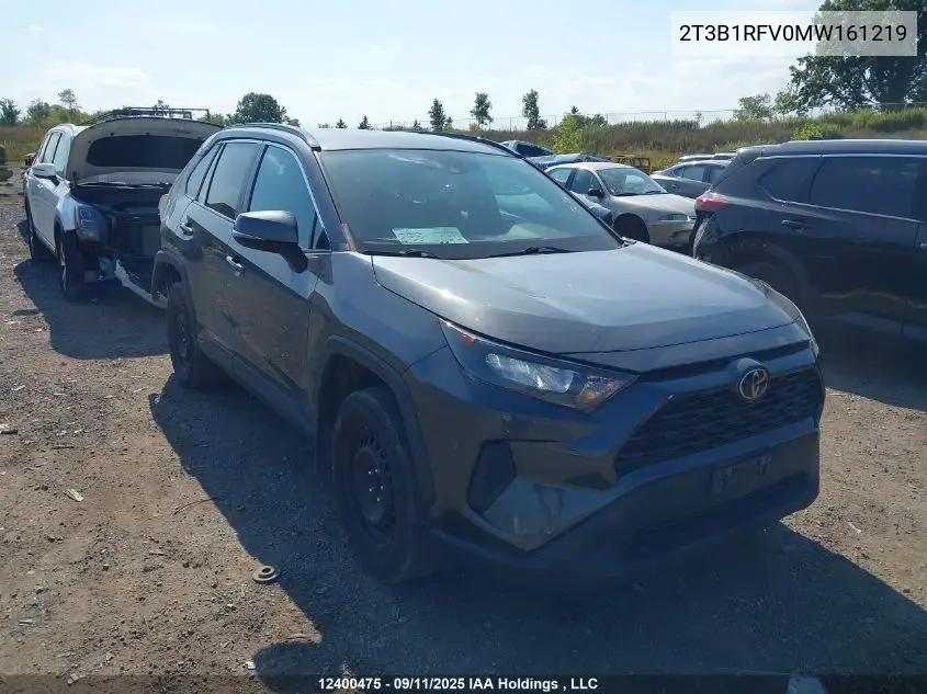 2T3B1RFV0MW161219 2021 Toyota Rav4 Le