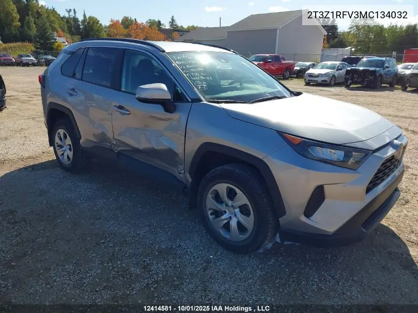 2T3Z1RFV3MC134032 2021 Toyota Rav4 Le