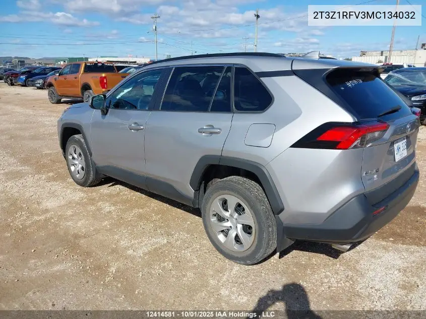 2T3Z1RFV3MC134032 2021 Toyota Rav4 Le