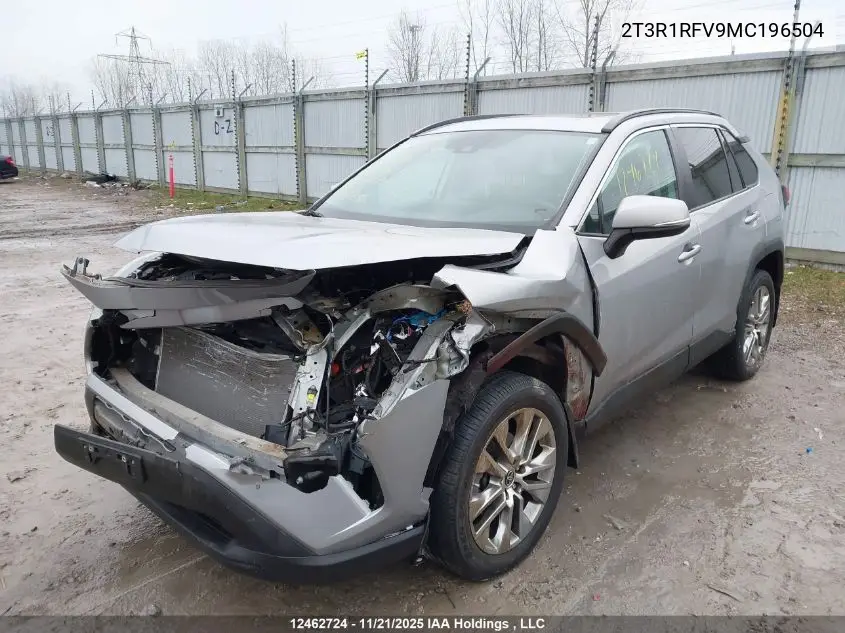 2T3R1RFV9MC196504 2021 Toyota Rav4 Xle