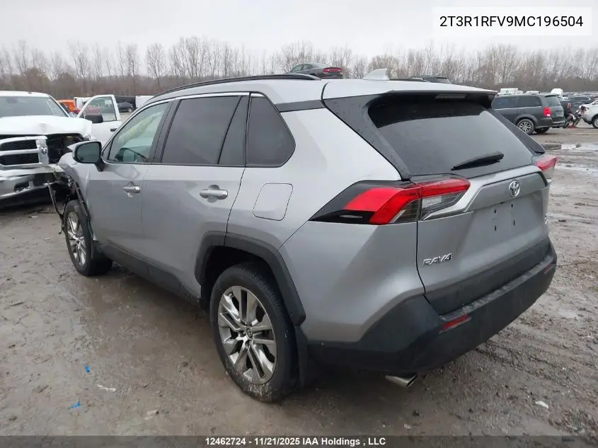 2T3R1RFV9MC196504 2021 Toyota Rav4 Xle