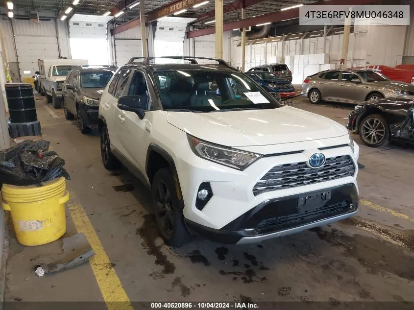 4T3E6RFV8MU046348 2021 Toyota Rav4 Hybrid Xse