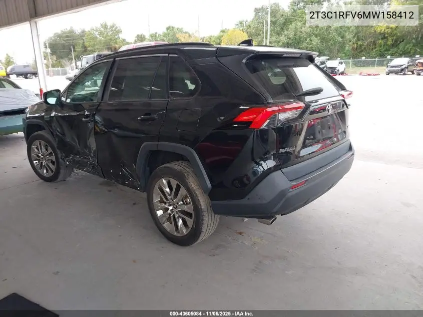2T3C1RFV6MW158412 2021 Toyota Rav4 Xle Premium