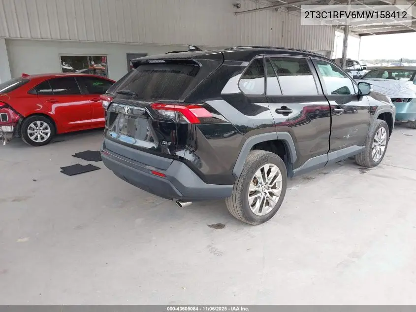 2T3C1RFV6MW158412 2021 Toyota Rav4 Xle Premium