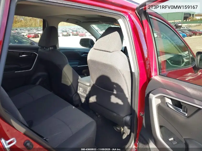 2T3P1RFV0MW159167 2021 Toyota Rav4 Xle