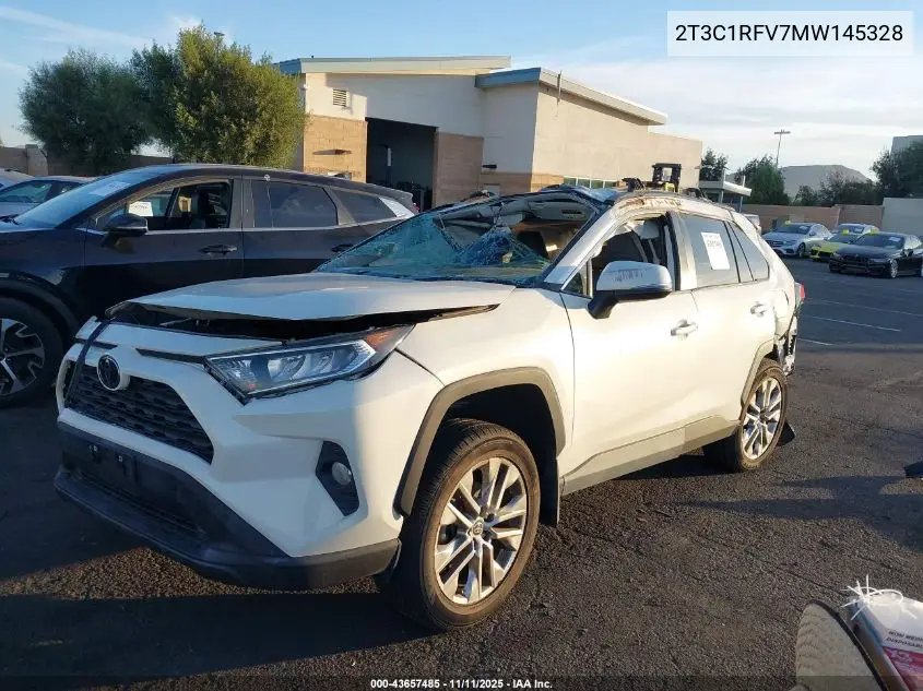2T3C1RFV7MW145328 2021 Toyota Rav4 Xle Premium