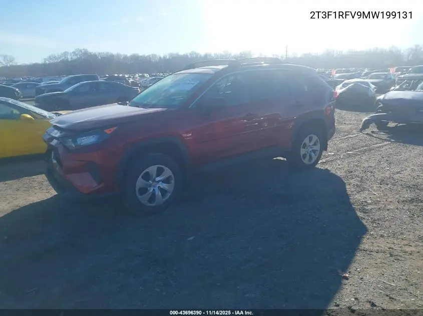 2T3F1RFV9MW199131 2021 Toyota Rav4 Le